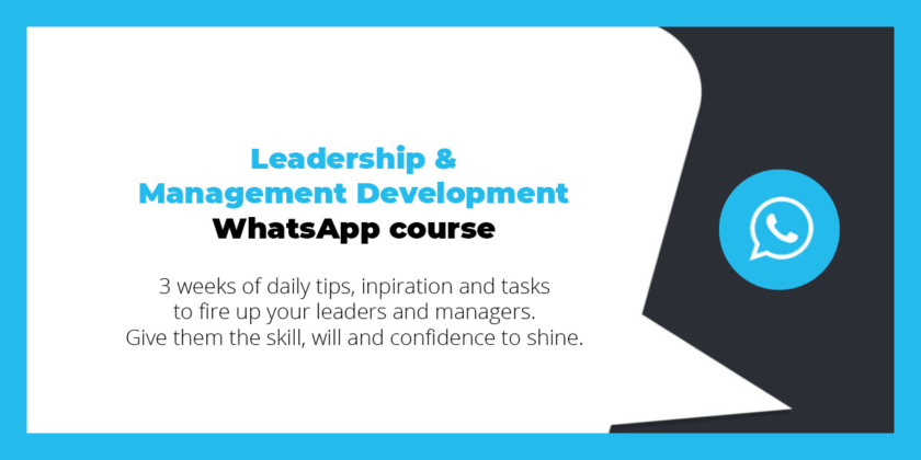 Leadership & Management WhatsApp course