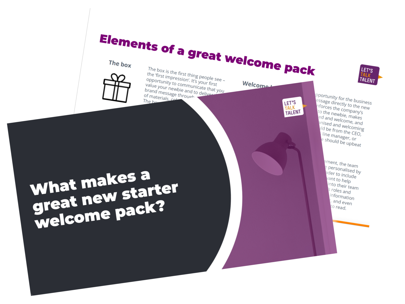 What should be in a new starter pack? Employee Pack