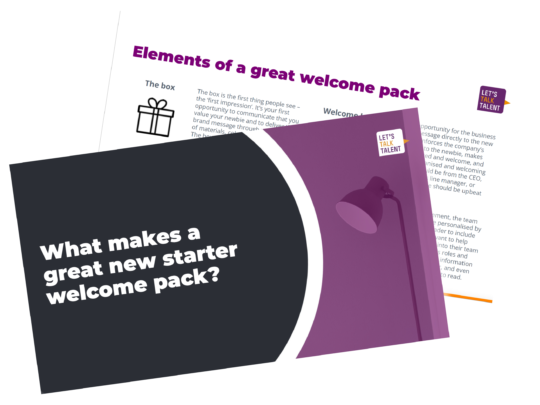What makes a great new starter welcome pack?