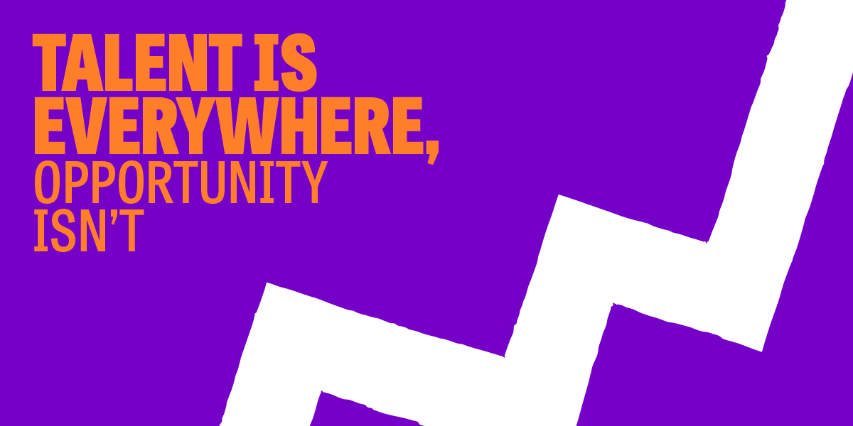 Talent is Everywhere, Opportunity Isn’t Let's Talk Talent