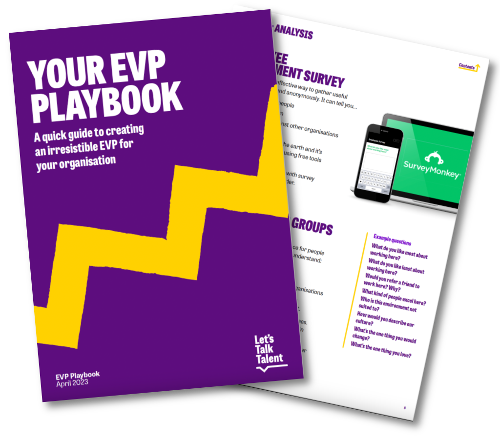 Download our EVP Playbook - Let's Talk Talent