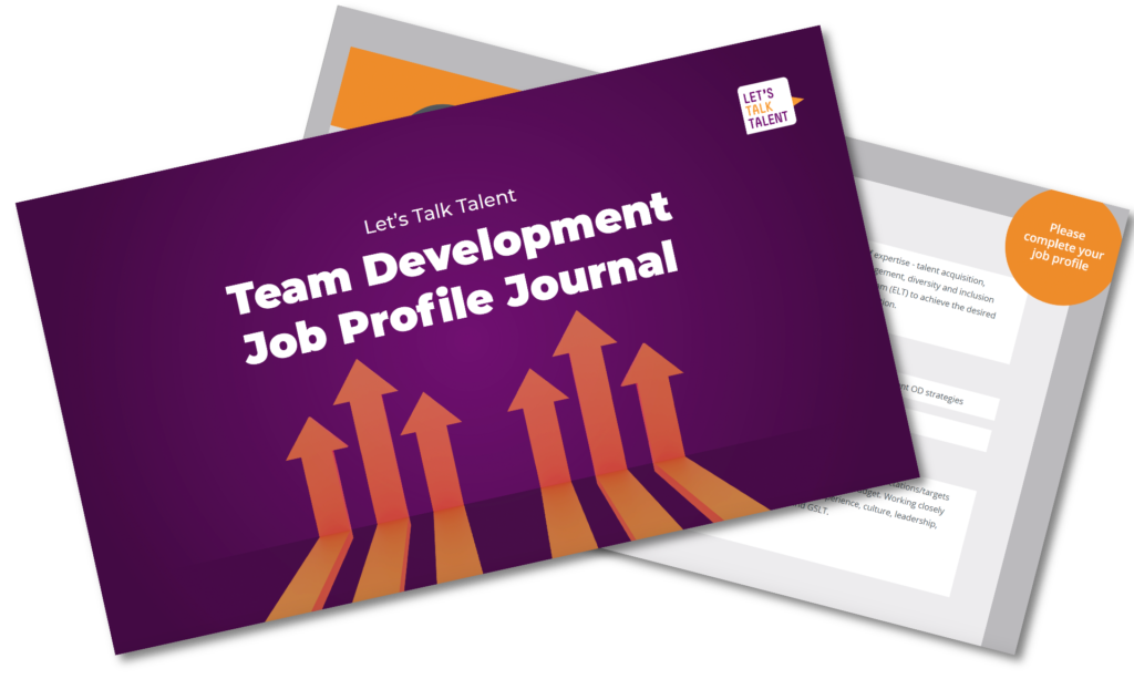 Download our blank Job Profile Journal template