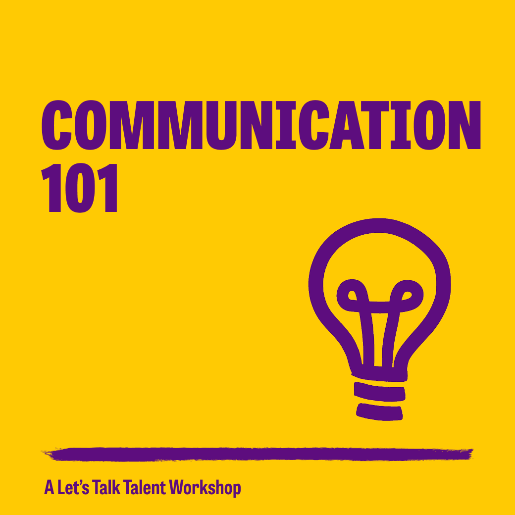 Communication 101 for Managers Workshop