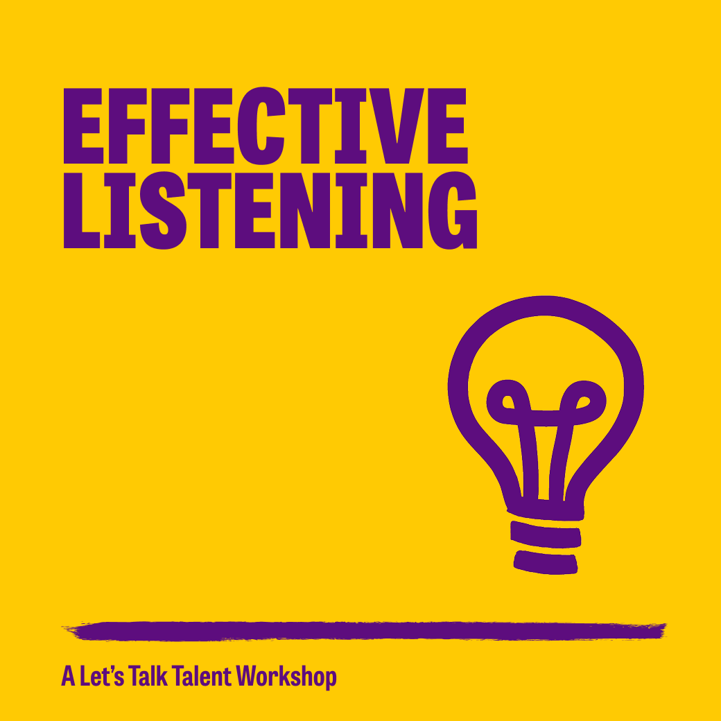 Effective Listening workshop